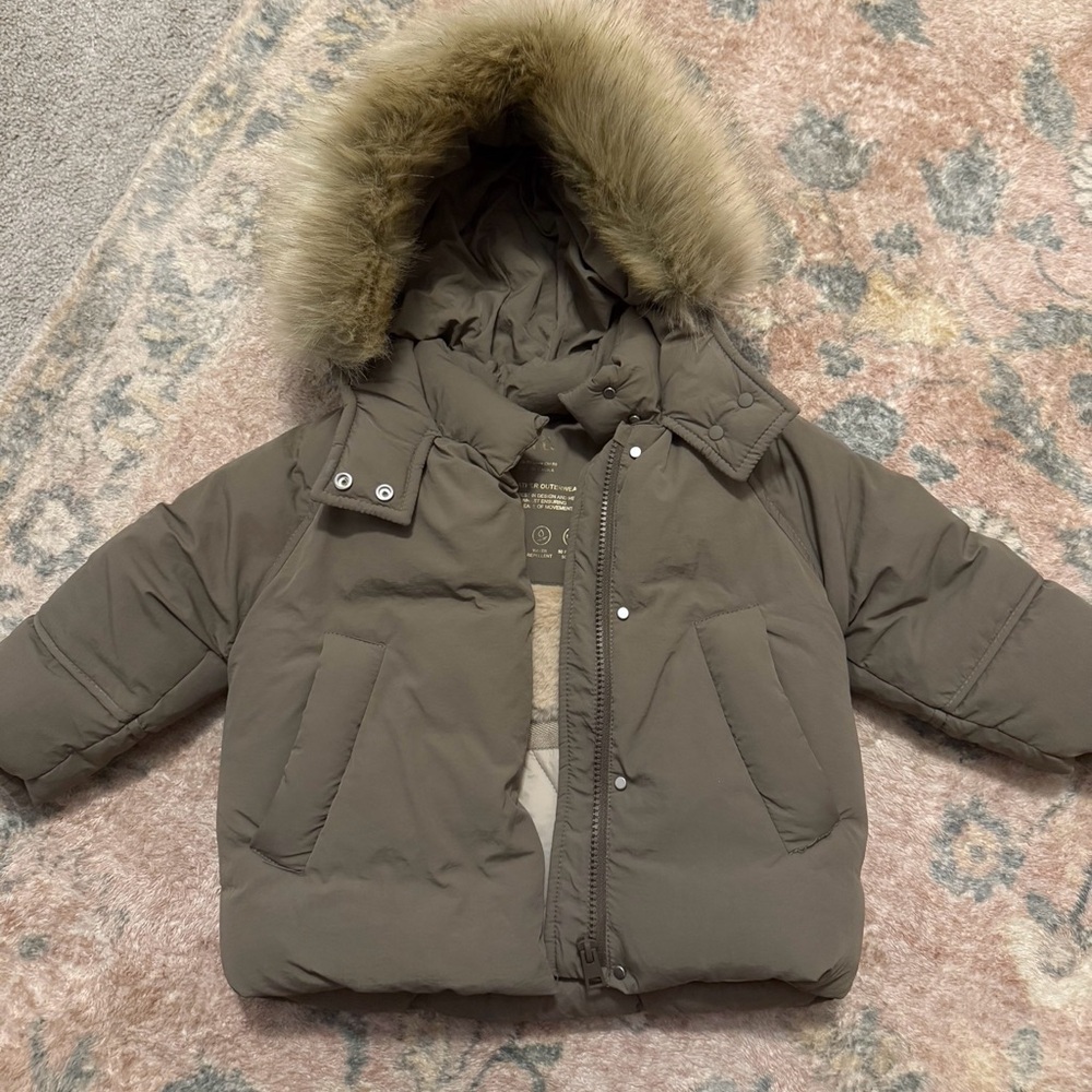 Zara toddler puffer jacket